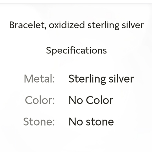 Pandora oxidized sterling silver - Picture 3 of 4